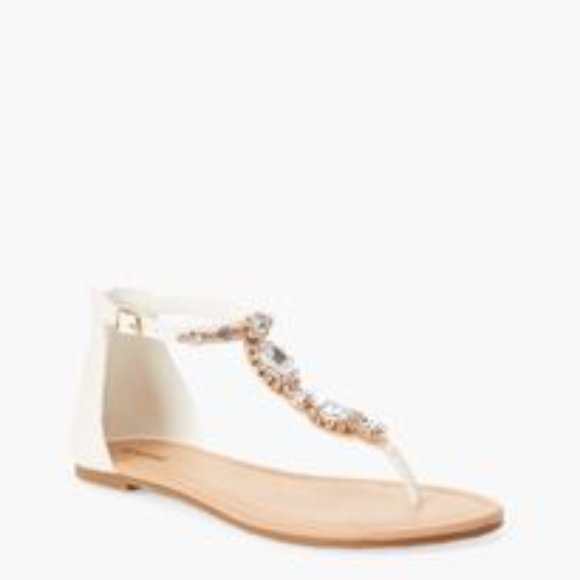 White flat Sandal - Picture 1 of 1